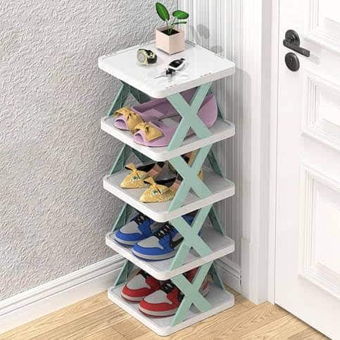 Stackable shoe rack