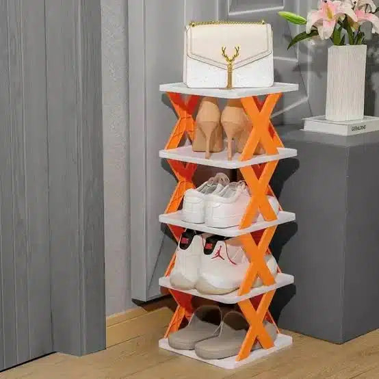 Stackable shoe rack