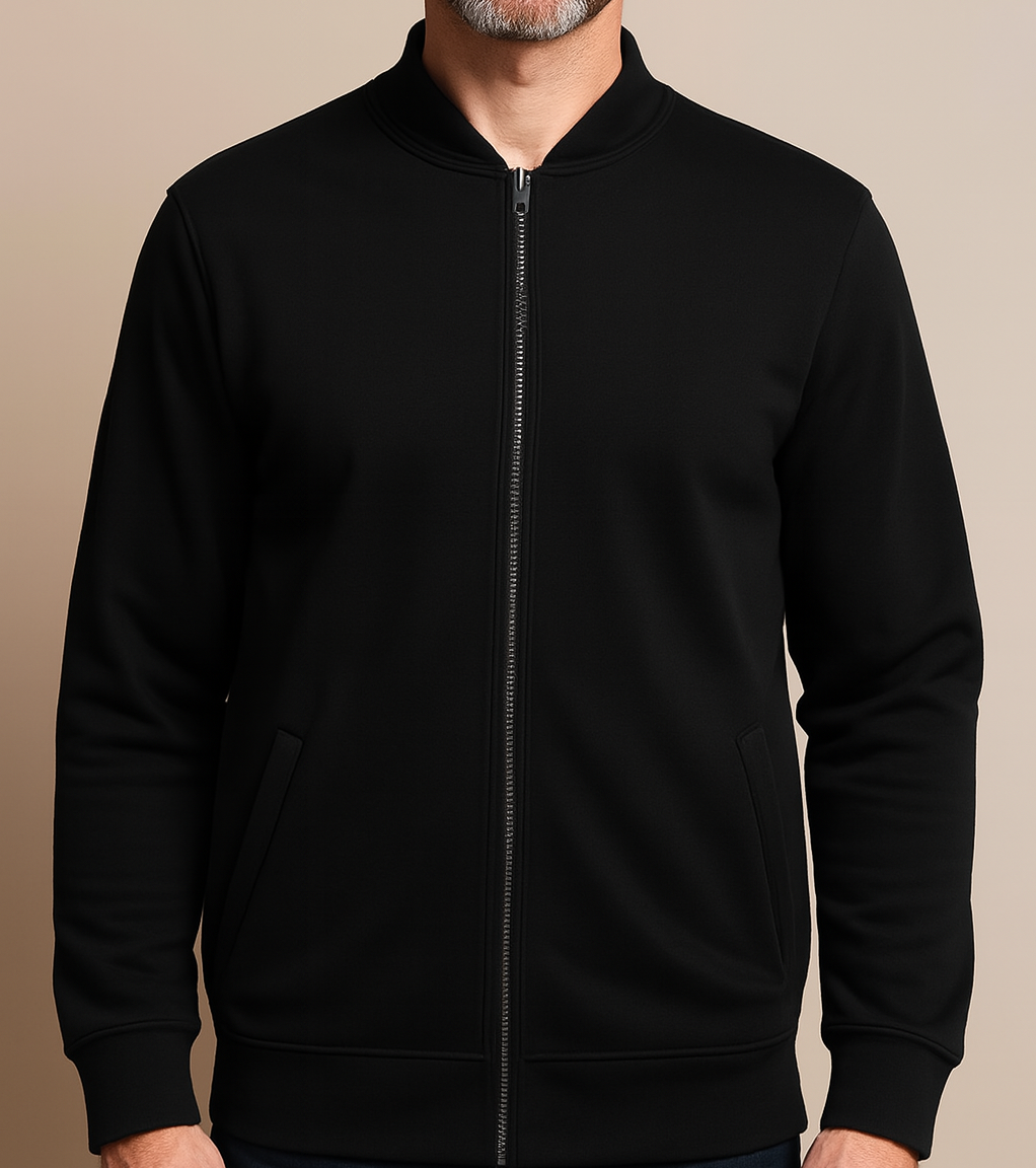 Premium Zipper Jacket For Men | French Fleece Fabric