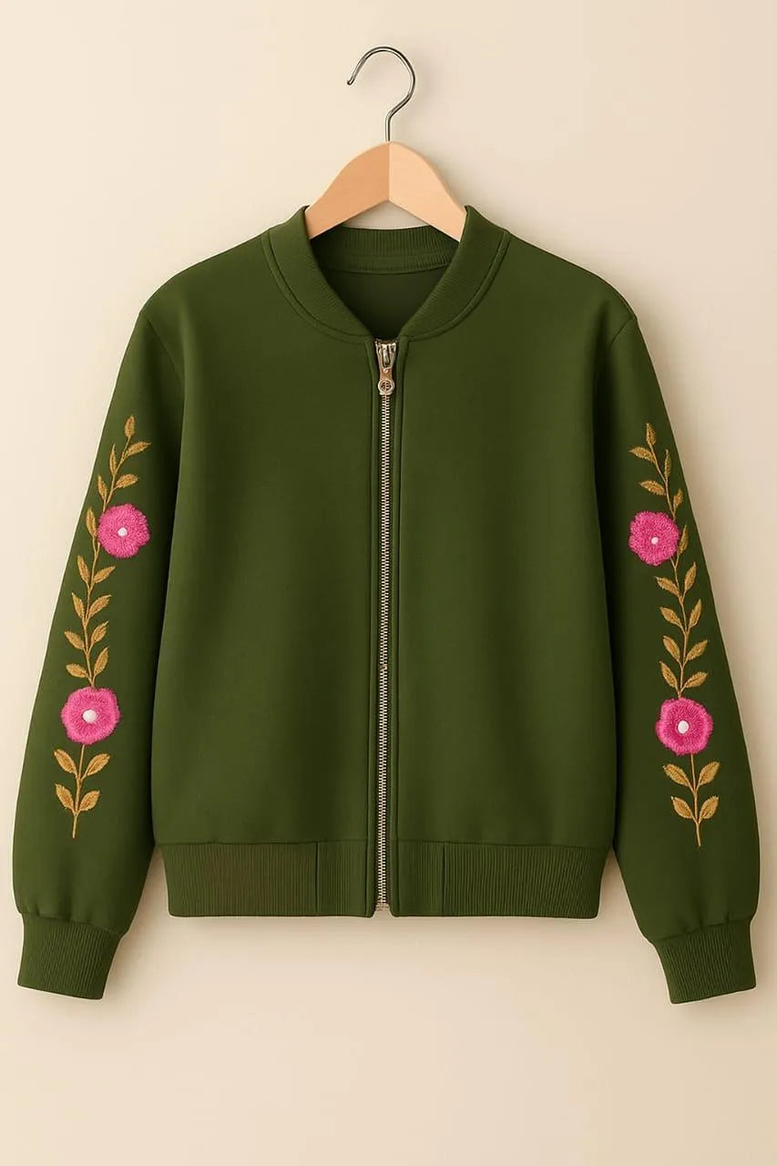 Printed Fleece Jacket