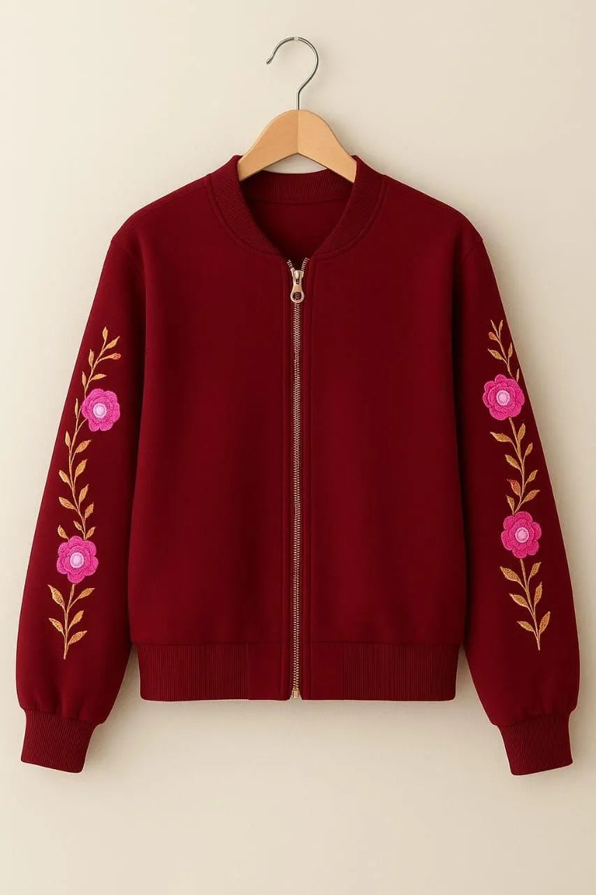 Printed Fleece Jacket