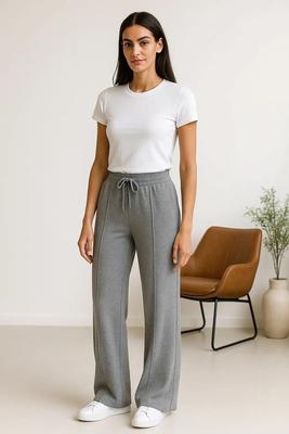 Wide-Leg Lounge Trouser