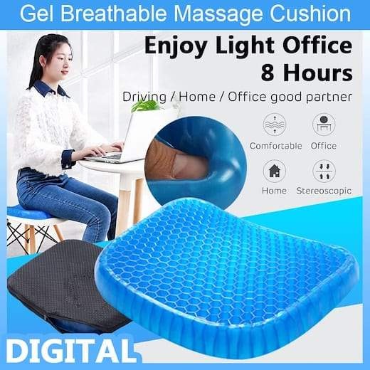 Non Slip Egg Sitter Gel Seat Cushion Soft Sitting Support