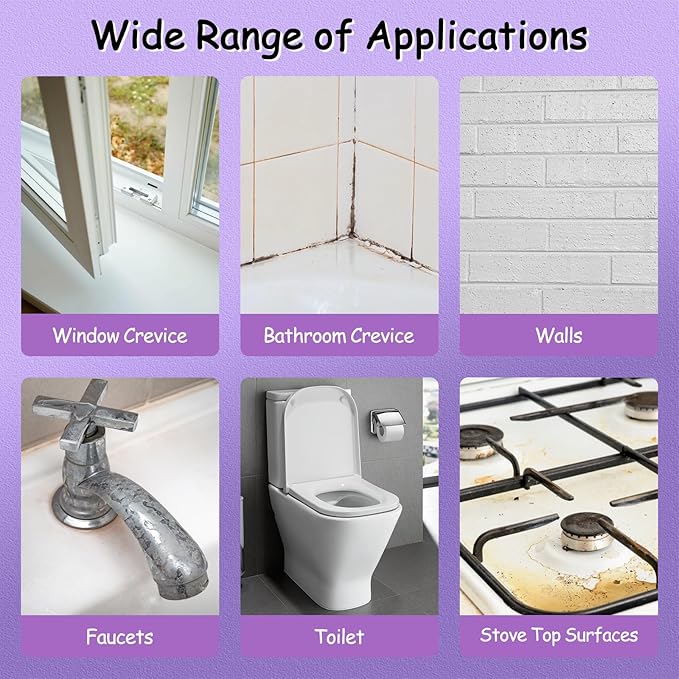 Multi-Function Rotating Crevice Cleaning Brush, 360-Degree