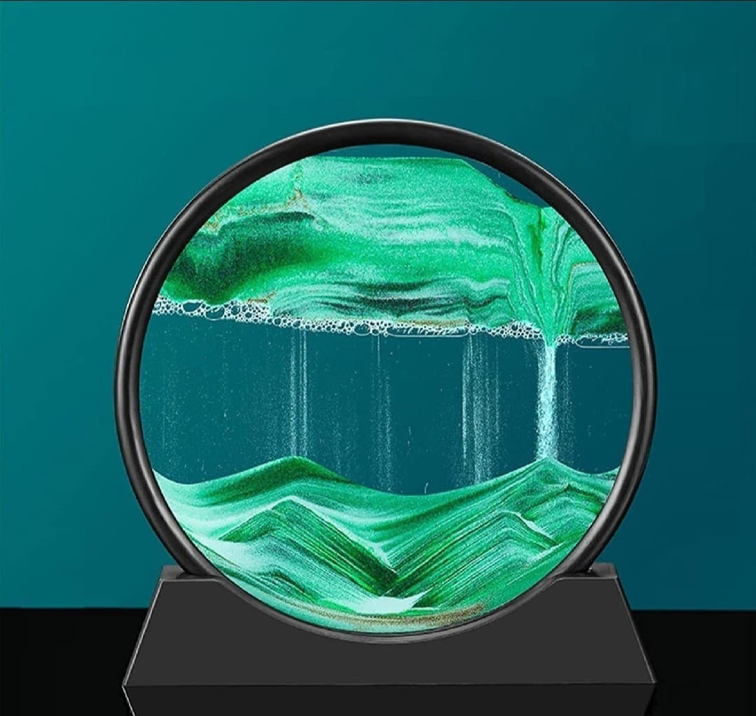 3D Moving Sand Mountain Lamp