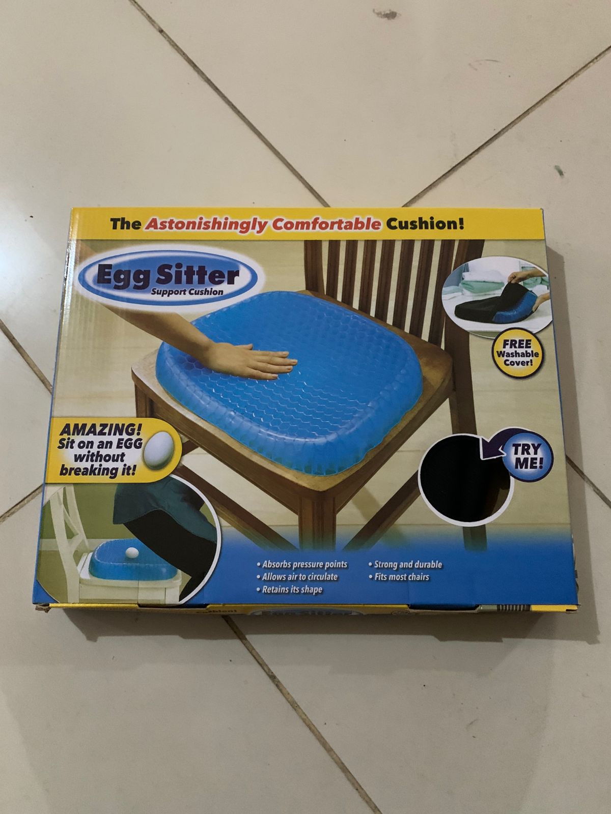 Non Slip Egg Sitter Gel Seat Cushion Soft Sitting Support