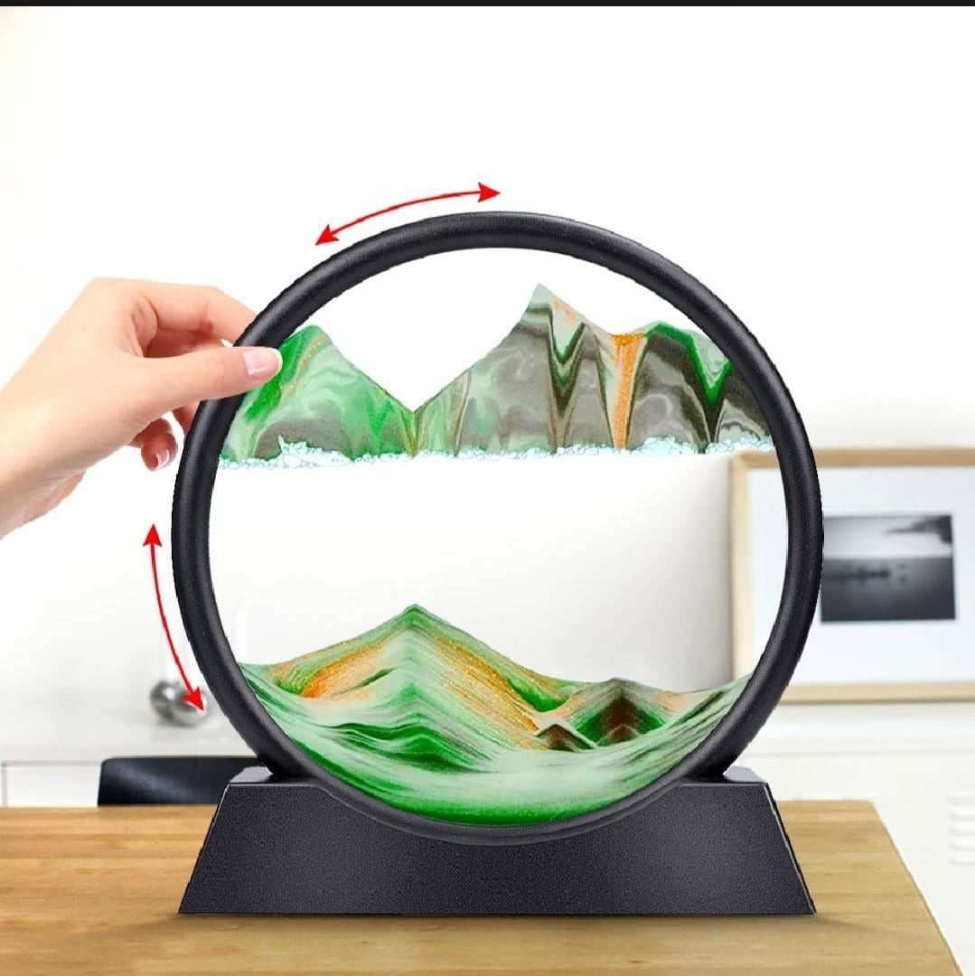 3D Moving Sand Mountain Lamp