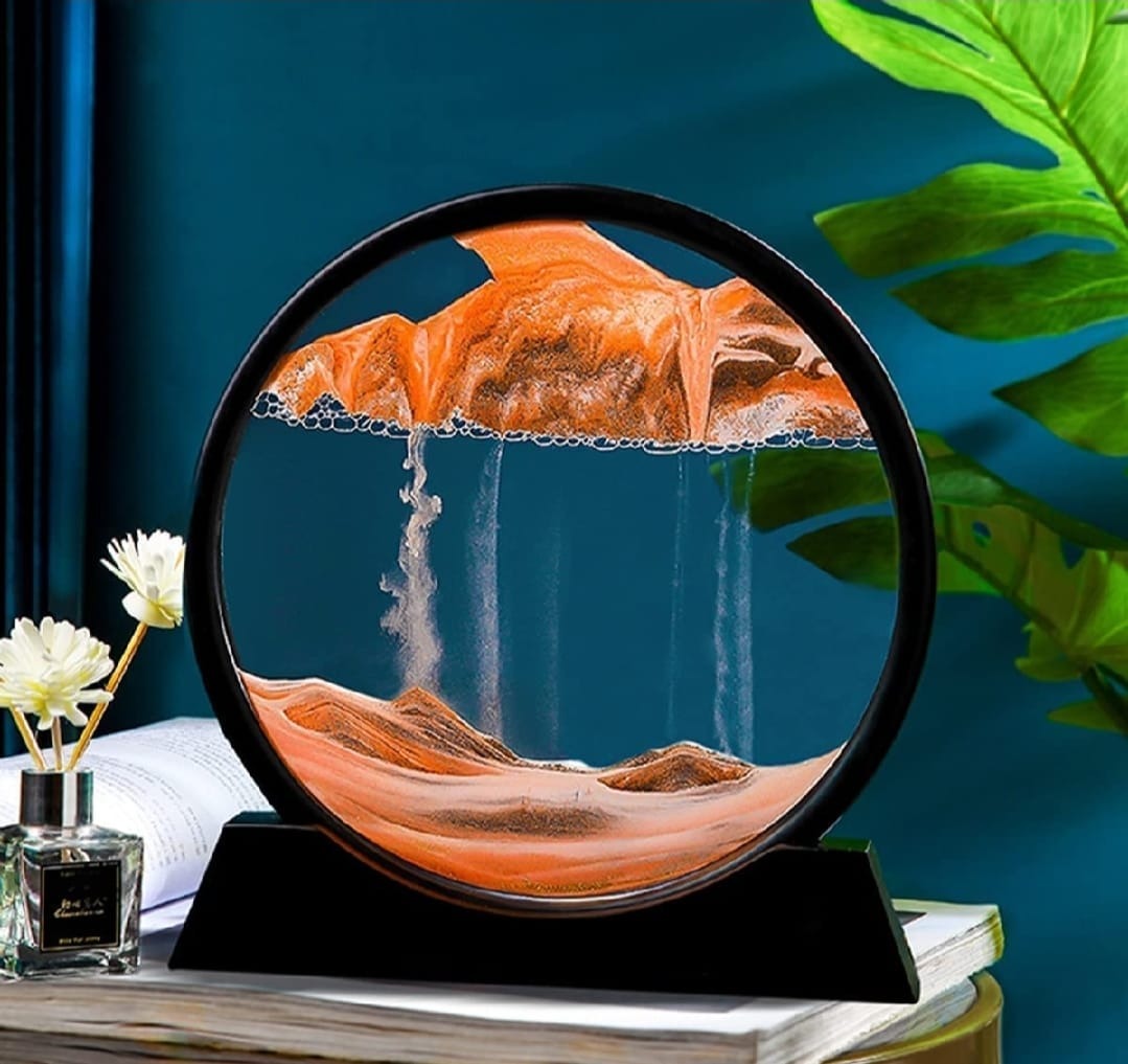 3D Moving Sand Mountain Lamp